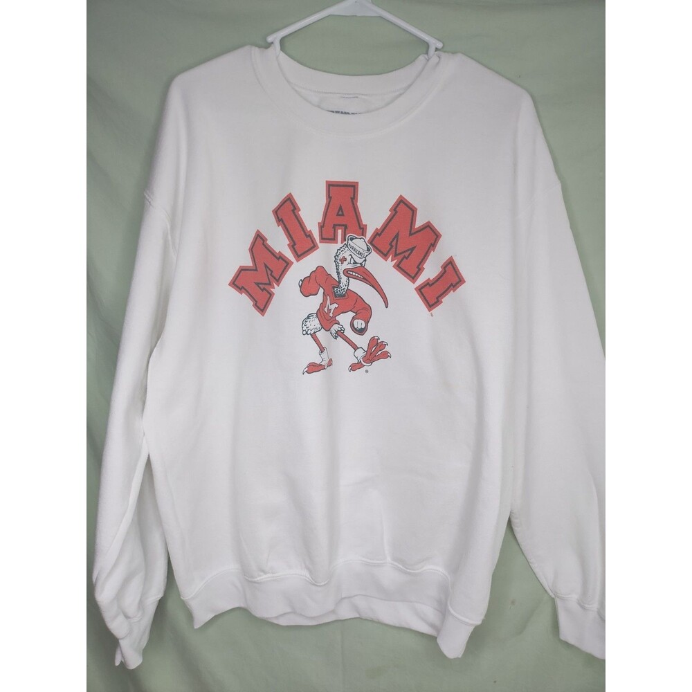Vintage Gameday Couture/Social House Miami Hurricanes Sweatshirt Mens L Crewneck
